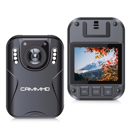 Amazon | CAMMHD 1920P ボディカメラ 3000mAh 10時間 H4 64G 