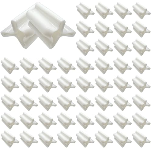 50PCS Safe T Post Caps T Post Safety Caps T Post Vinyl Safety Cap T Post Topper (White)
