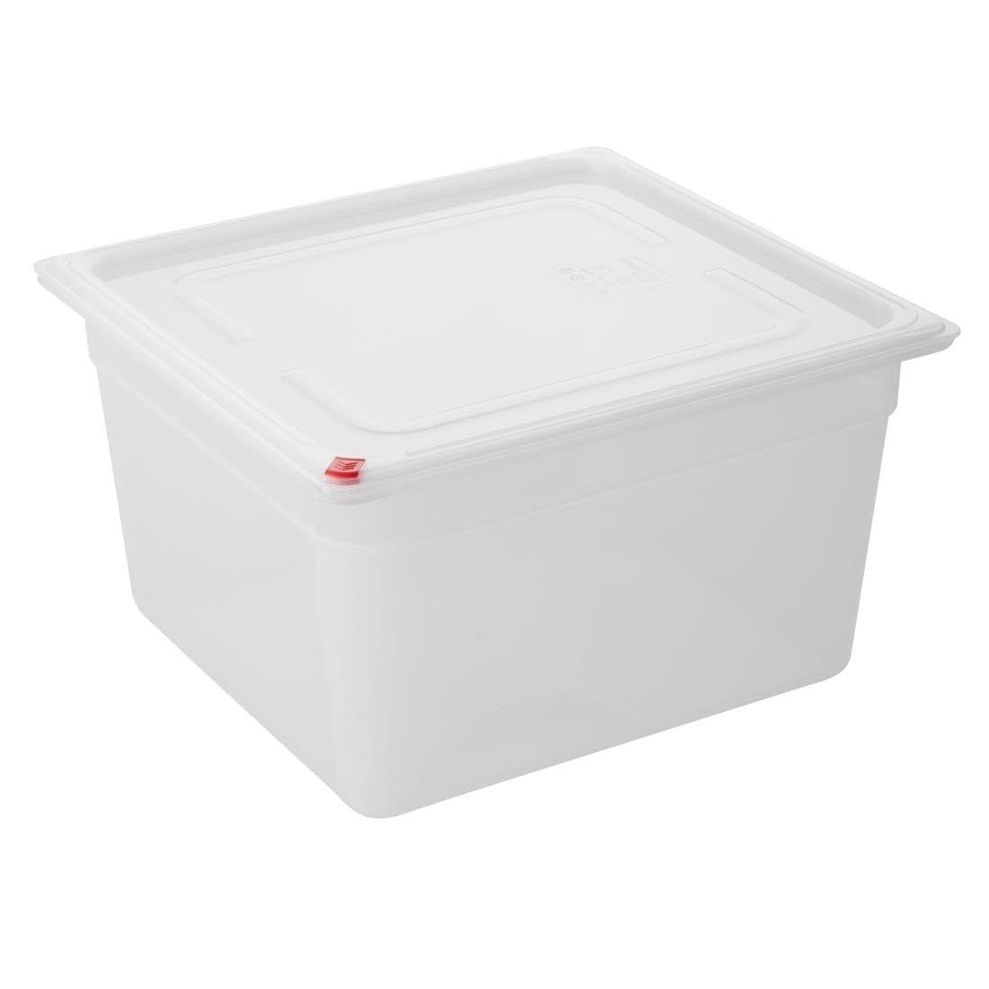 Bacs GN 2/3 Hygiplas 200 mm pour organiser le stockage en chambre froide