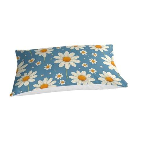 Housse de couette chrysanthème 3D en microfibre super douce - 3