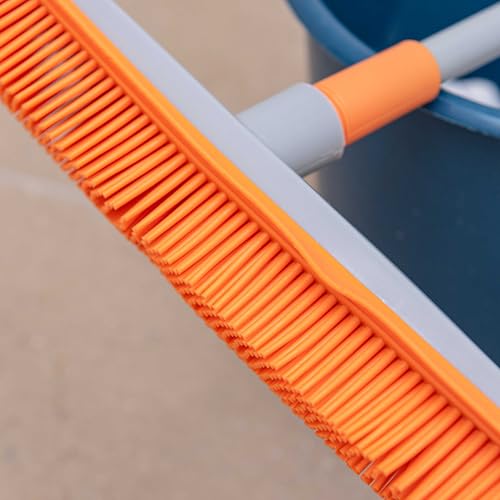 SIDCO Gummibesen Teleskopstiel 2 x Frisörbesen Wasser Besen Noppenbesen Wischer Abzieher – Bild 6