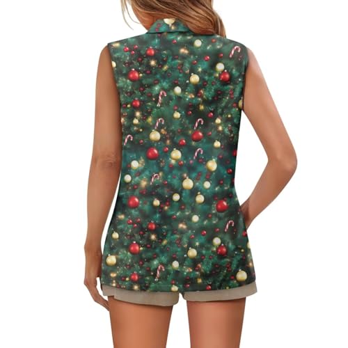 Womens Casual Suit Vest Loose Fit One Button Waistcoat Sleeveless Blazer Jackets Dressy Blazers Vest Tops4