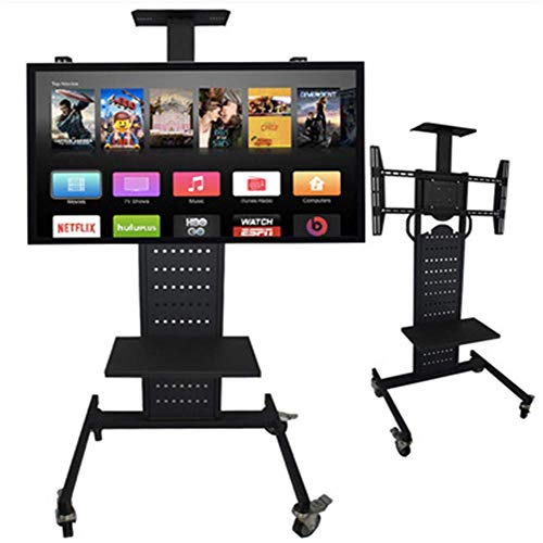 TV Fernseher Ständer Höhenverstellbar Tischfuß für TV-Tisch, Bis zu 32-70" LCD-Fernseher können installiert Werden. Schwarz
