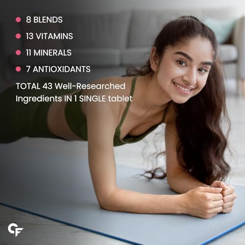 Image of Carbamide Forte Multivitamin Tablets for Women | Multi Vitamin Supplement for Women With Probiotics | Multivitamin Tablet for Women With 43 Ingredients To Support Energy & Health - 10 Tablets
