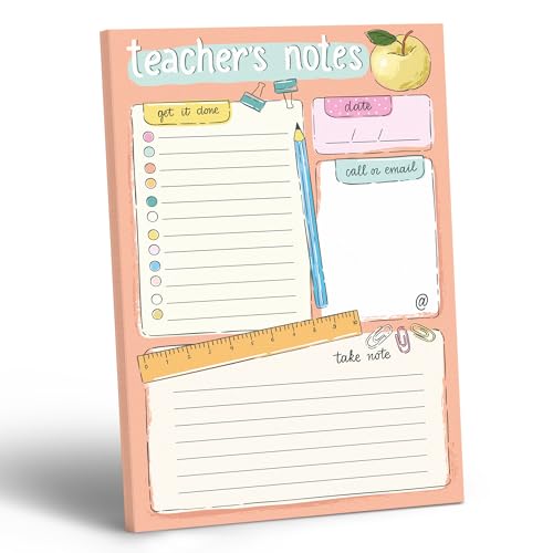 Sweetzer & Orange Teacher Planner Pad – Weekly Undated Lesson
