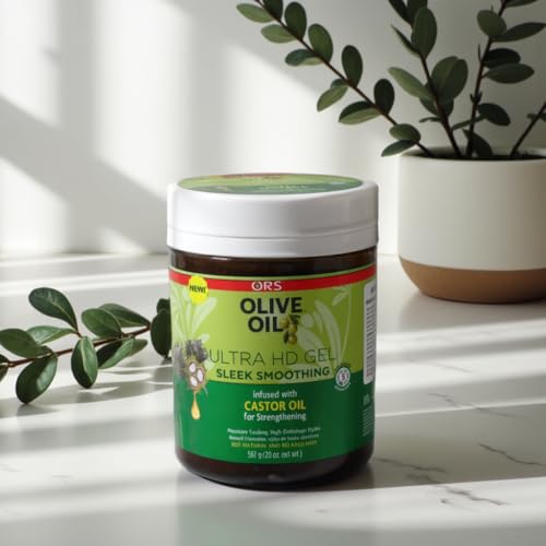 ORS Olive Oil Style & Sculpt Ultra HD Sleek Smoothing Gel with Castor Oil 20 Ounces