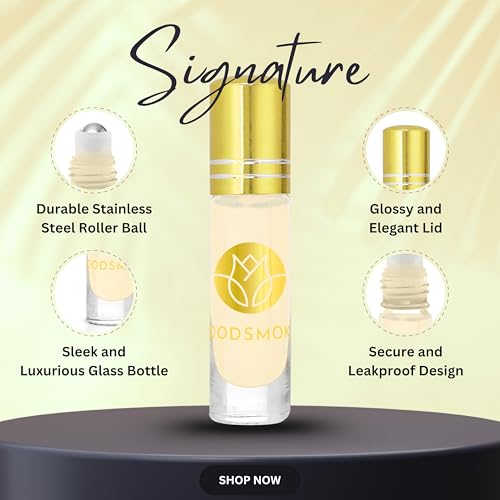 Image of Premium Signature Attar for Men & Women | 24H Long-Lasting Non-Alcoholic Roll-On | Rosemary, Vetiver & Cedarwood Perfume Oil | 6ML | Free Travel Pouch