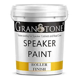 GRANOTONE Roller Grade Speaker Cabinet Texture Coating Paint Black 5 KG