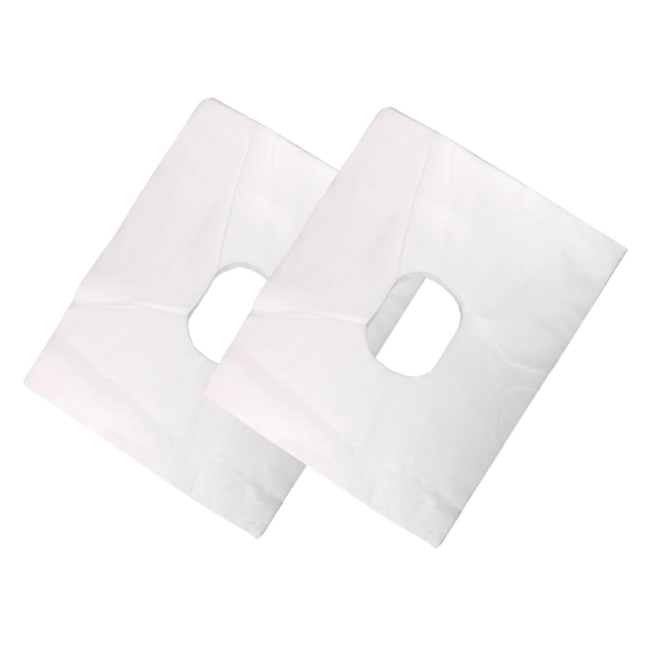 PartyKindom Professional Beauty Salon Hole Mat 200pcs Face Pillow Covers Disposable Headrest Pads for Massage
