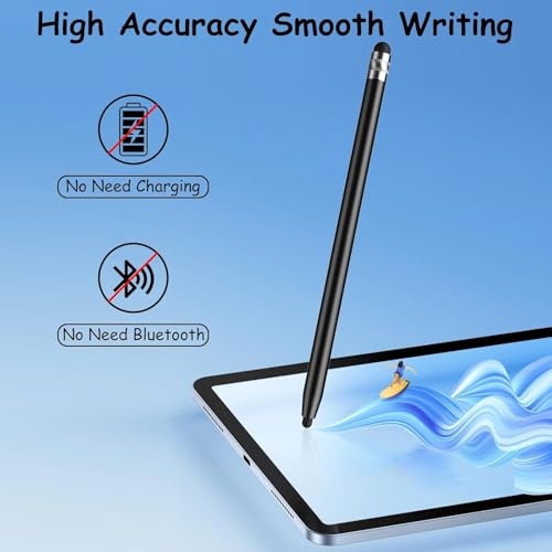 Image of Digiroot Switch Stylus Pens for Touch Screens, 4 Pcs Capacitive 2 in 1 Stylus Pen, High Sensitivity Stylus for iPhone /iPad Pro /Samsung /Android, Universal Tablet Pen Compatible with All Touch Screen