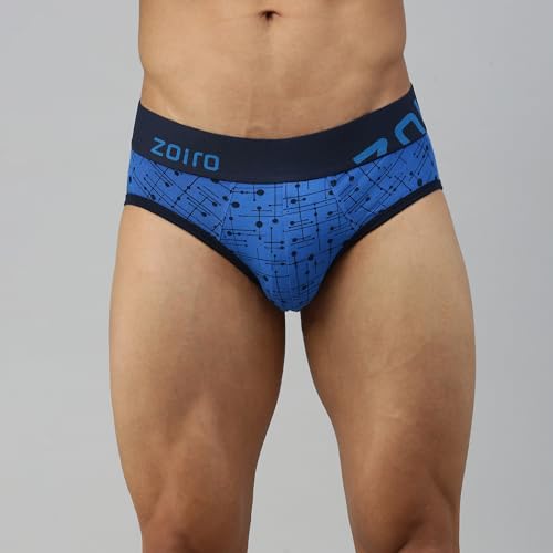 Image of Zoiro Men's Brief | Soft Band | Soft No-Marks Elastic | Breathable Innerwear | Pack of 1 | Color May Vary