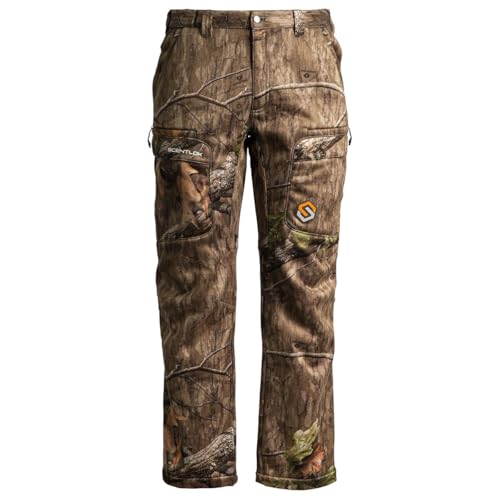 ScentLok Ridge Midweight Hunting Pants for Men – Odor Control, Water-Repellent, Fleece-Lined, Silent Fabric, 7-Pockets