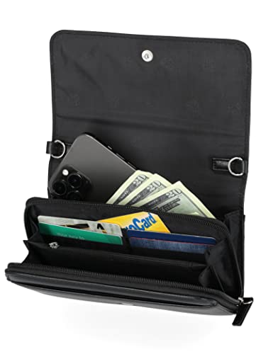 Mundi Anti Theft Slim & Compact RFID Crossbody Bag For Women Travel Purse Handbag Wallet Vegan Leather3