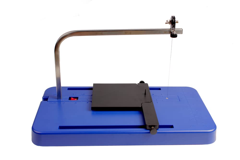 edi-tronic Styroporschneider 20W Styropor Heizdraht Schaum Schneider mit Winkeleinstellung