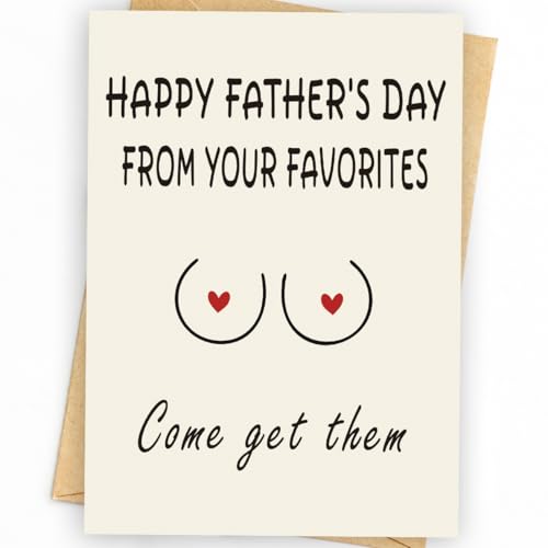 WowBefun Funny Fathers Day Card & Gifts from Wife | Father's Day | Father's Day Decorations | Happy Fathers Day Card & Gifts from Wife