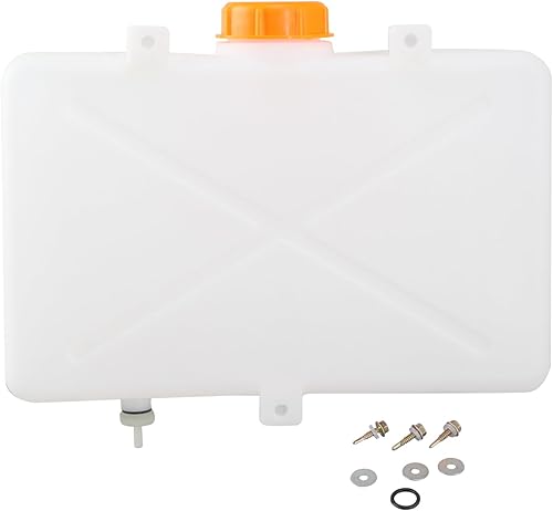 Miniatura 9 de Tanque de combustible de plástico Calentador diesel Tanque de combustible Caja de aceite Contenedor de tanque de agua (7L-1.85Gallon-UpperHole)