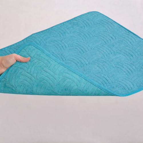 Image of HOMETHREADS Innovative Premium Velvet Sofa Cover Mat with PVC Backing for Non-Slip Comfort (C T.Green, 2Pc Armrest Mat | 50x70cm)