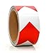 Produktbild eyepower Reflektorband Selbstklebend 5m x 5cm Reflektierendes Klebeband Rot Weiß