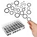 Sandfren 800PCS Nitrile Rubber Car O-Rings Kit, 24 Sizes NBR Metric Auto Sealing Gasket Washers Assortment Set for Plumbing, Vehicle Repair Accessories, Universal for SUV Sedan Truck