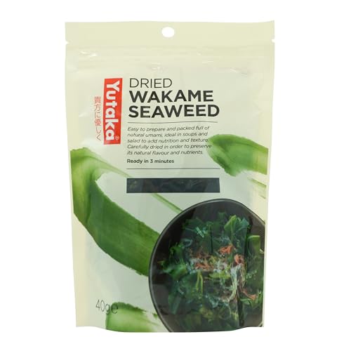 Yutaka Dried Wakame Seaweed 40g | Vegan-Friendly Japanese Seaweed | Natural Umami & Texture for Miso Soup Salads & Hot Pots