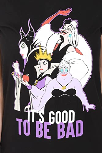 Pyjama long Disney méchant en maille douce imprimé graphique