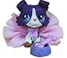 Toy Rare 1676 LPS Collie Purple Dog with Accessories Lot Bow Skirt Collar Collection Figure Girls Boys Gift