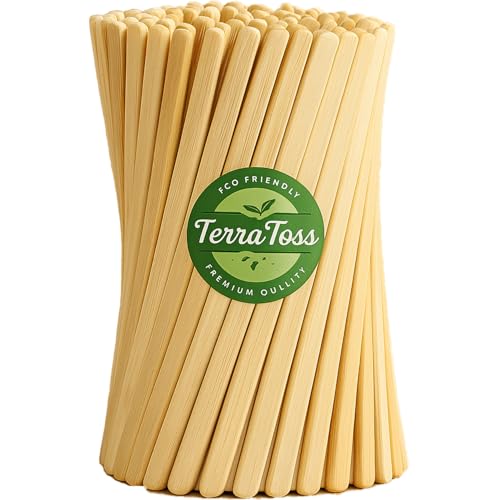 Image of Coffee Stirrer Sticks [500 Pcs, 140mm] | Disposable Birchwood Tea & Beverage Stirrer | Eco-Friendly Wooden Mixing Stick for Cold Coffee, Cocktails, Instant Drinks & Whipped Beverages (500)