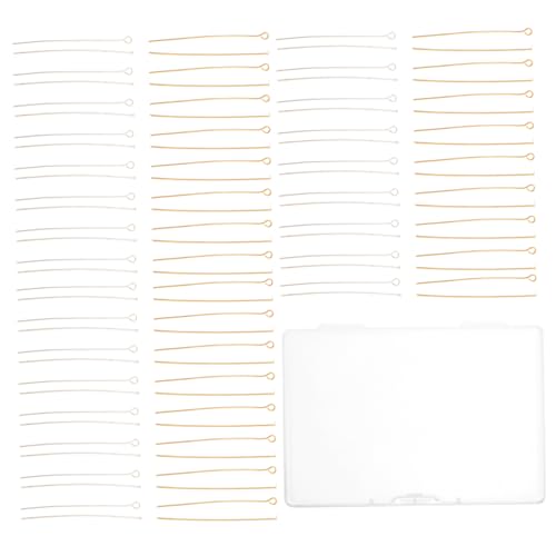 VILLCASE DIY Pins for Jewelry Making 600-piece Flat Head Pins Clasps for Bracelet Necklace Earring Charms