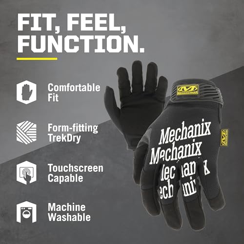 Mechanix Wear Original Touchscreen Work Gloves, Large, Black Review product image
