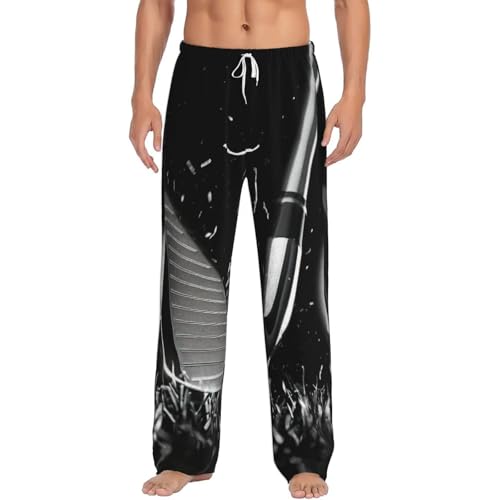 Pantalon pyjama de golf imprimé homme idée cadeau hiver flanelle