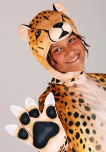 Disfraz completo de guepardo alegre para niños miniatura 6