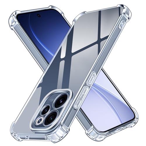 iVoler Cover per Oppo Reno 15F 5G / Oppo Reno 15 FS 5G, Custodia Antiurto Anti-Graffio Trasparente per Assorbimento degli Urti con Paraurti in TPU Morbido, Sottile Morbida in Silicone TPU Case