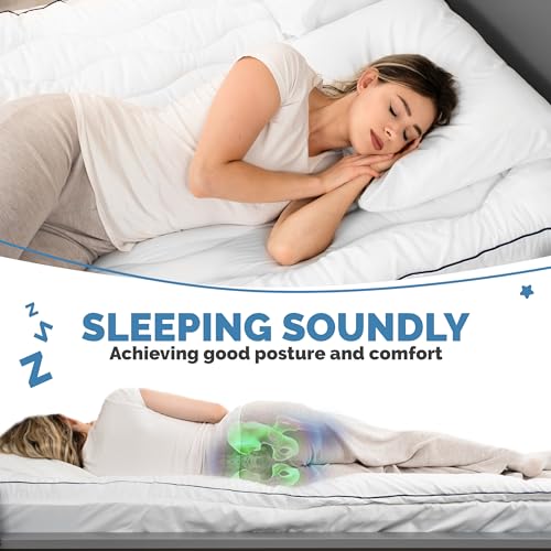 Acrali Home Quilted Fitted Mattress Topper Double Bed – Heavy filled Mattress Protector Bed Topper Double -Breathable Mattress Cover Pad for Sofa Caravan Campervan – Extra Deep Cooling Mattress Topper Acrali Home Quilted Fitted Mattress Topper Double Bed – Heavy filled Mattress Protector Bed Topper Double -Breathable Mattress Cover Pad for Sofa Caravan Campervan – Extra Deep Cooling Mattress Topper