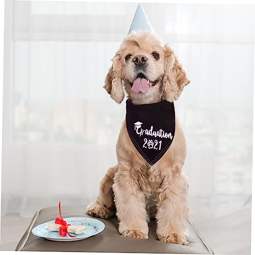 BESPORTBLE 2pcs Pet Graduation Hat and Bib Dog Costume Supplies miniatura 6
