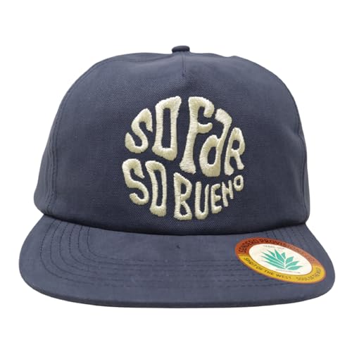 Image of Sendero Provisions Co. So Bueno Adjustable Snapback Hat with Embroidered Design (Blue) - One Size