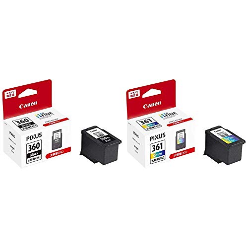 使用済みカートリッジ　Canon BC-360XL、361XL キヤノン用 BC-360XL リサイクルインク ブラック 大容量 サイインク