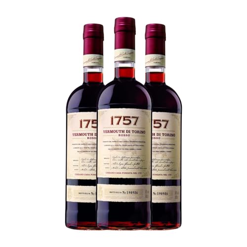 Vermut Cinzano Rosso 1757 70 cl (Caja de 3 Botellas de 70 cl)