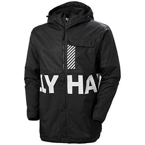 Helly Hansen Men's Active Hybrid Pu Jacket, 990 Black, Small