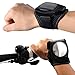 Mankoo Miroir de vélo, Miroir de Poignet, rétroviseur de vélo, Pliable, réglable à 360 degrés, avec Sangle élastique, Accessoires de vélo Portables pour Cyclistes, VTT, vélos de Course, Cyclisme