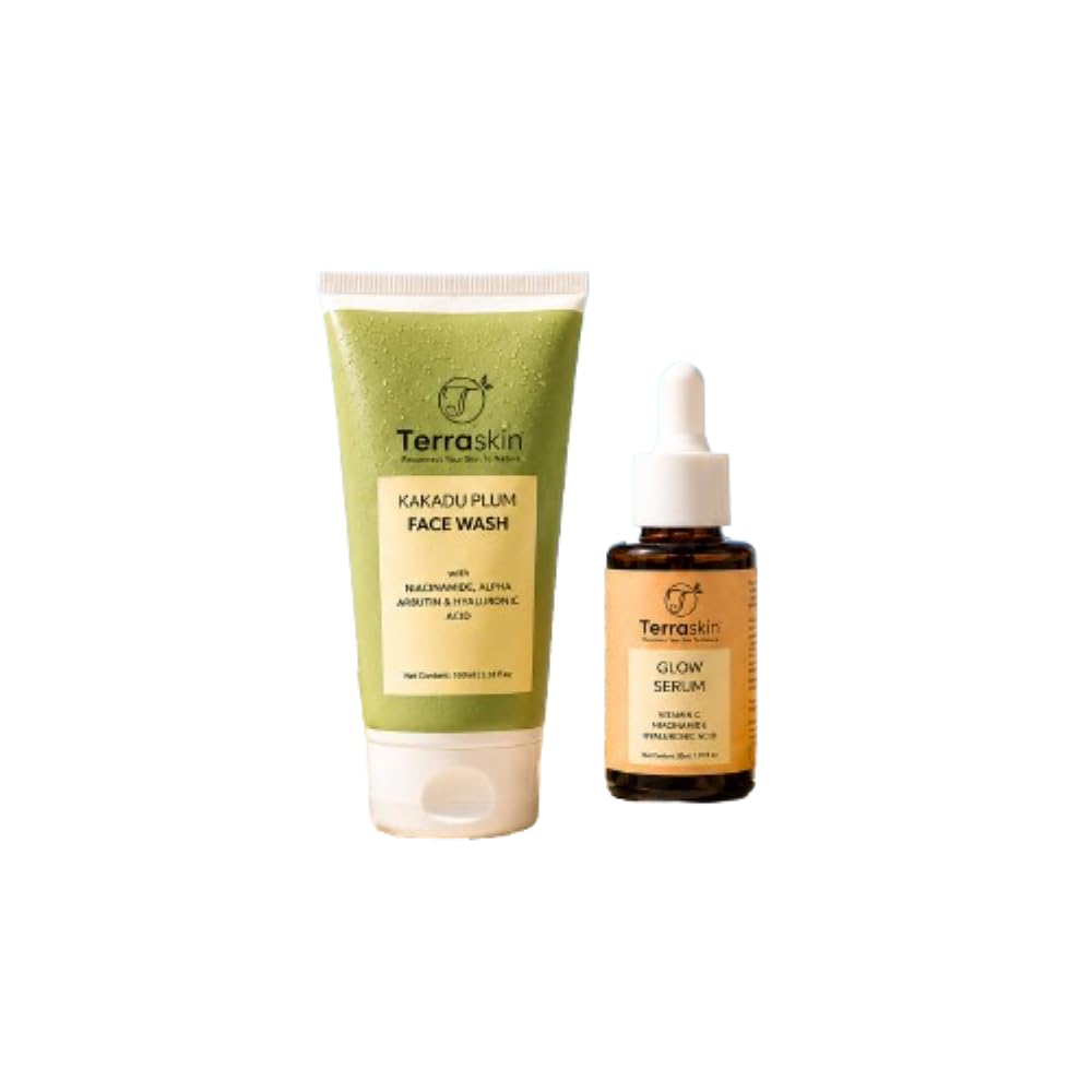 Perfect Skin Glow Combo | Kakadu Plum Face Wash 100ml & Glow Serum 30ml | With Niacinamide, Vitamin C & Hyaluronic Acid | Daily Cleansing & Radiance Care Duo-image-43