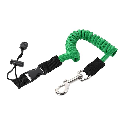 VANZACK Canoe Leash Paddle Rod Kayak Safety Cord Paddle Rope for Inflatable Boats Zinc Alloy Hook Plastic Buckle