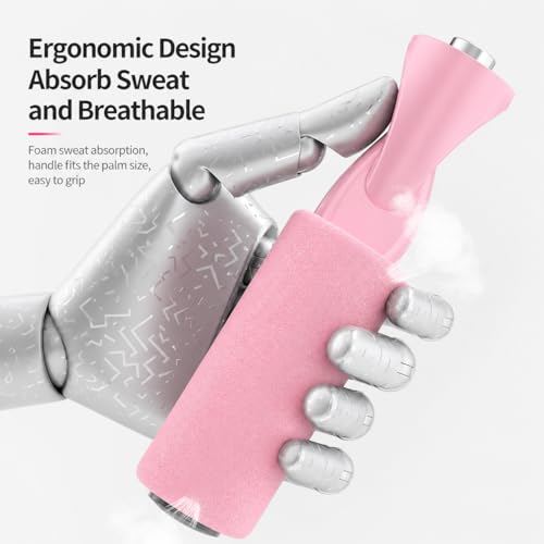 Image of Skipping Rope For Men & Women - Cordless Jump Rope With Cordless Ball - Tangle Free Skipping Rope With 360 Degree Ultra Smooth Bearing For Men, Women & Kids - Indoor Exercise (Pink, Model - 2)