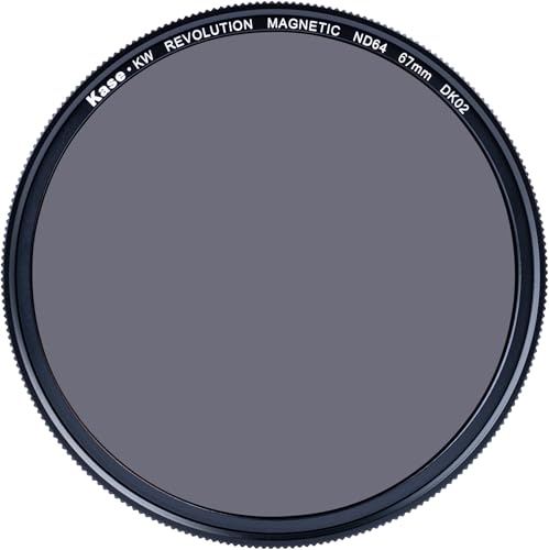 Filtre magnétique 6 arrêts Kase KW Revolution Plus ND64 67mm à réduction de reflets optiques