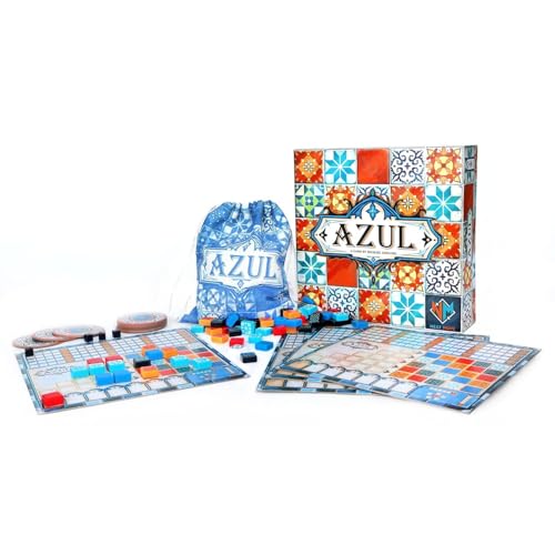 Image of Azul Board Game, Strategy Mosaic Tile Placement, for Adults and Kids, Ages 8 and up, 2 to 4 Players