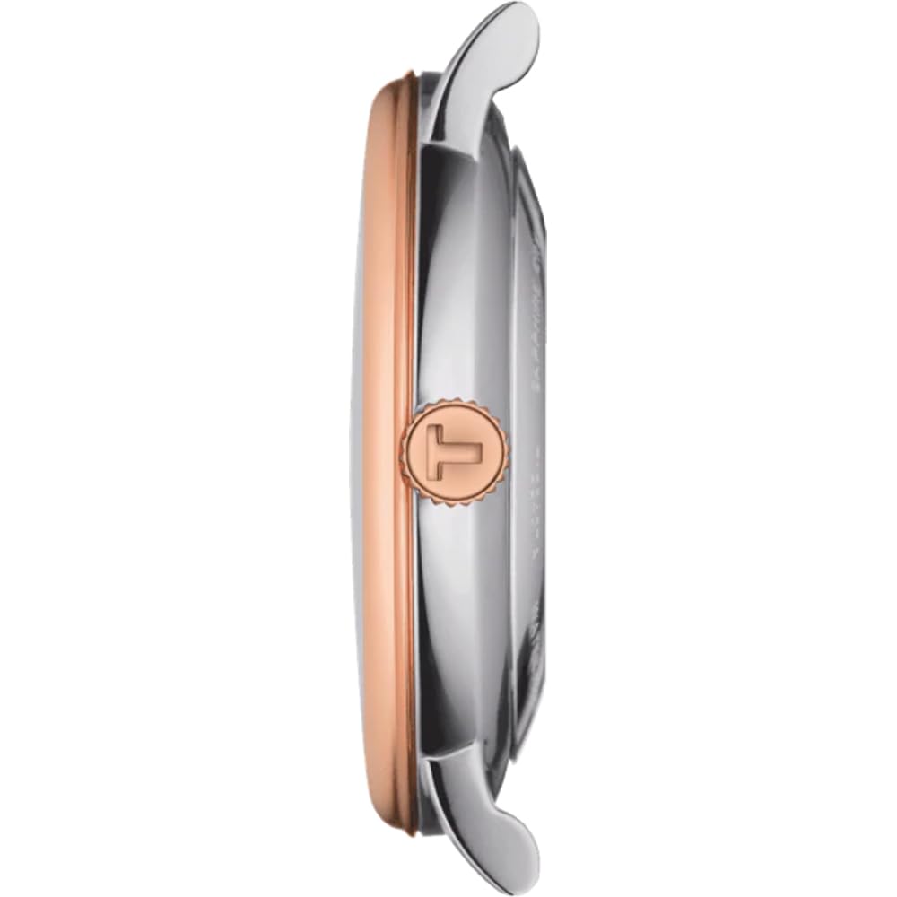 Tissot orologio uomo Carson Powermatic 80 automatico 40mm Acciaio pvd Oro Rosa T122.407.22.033.00 - Default Title