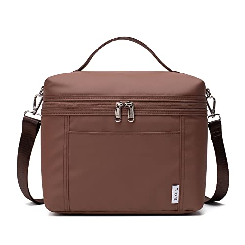 NOL Organic Insulated Lunch Bag for Women Waterproof Nylon