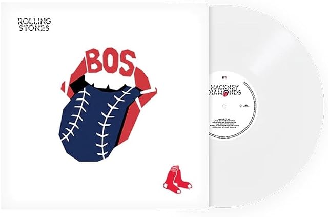 Hackney Diamonds (Vinil Branco / Vermelho, Edição Limitada) por The Rolling Stones, capa do álbum