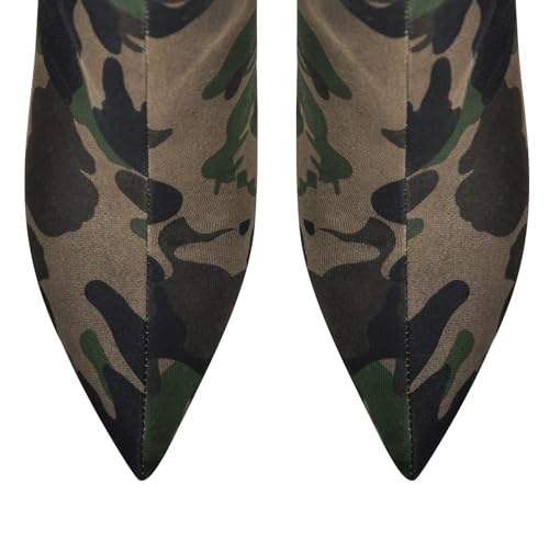 richealnini Women's Camo Thigh High Boots with Pockets Sexy Stiletto Heel Sexy Pointed Toe Riding Boots4