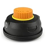 Weed Eater Head Bump Head Compatible with Echo Speed Feed 400,Ryobi,Ego,Kobalt,Toro,Troy Bilt That Turn Counter Clockwise with a 14FT Dual Color Fast-Positioning Trimmer Line