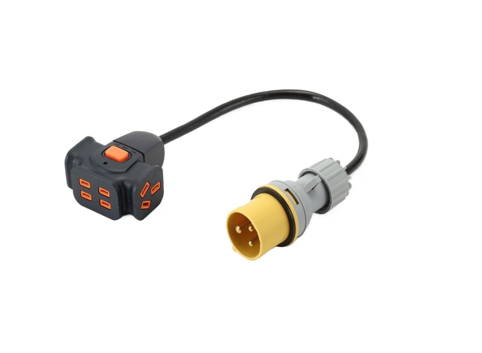 Prolongador industrial CEE 110V 16A cable extensión zócalo pin europeo
